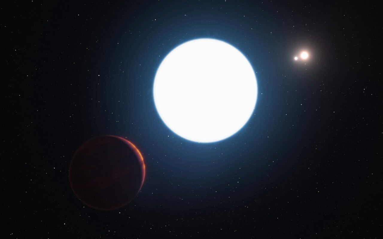 Un fenómeno astronómico inusual: tres planetas y la Luna se alinean en el cielo