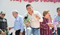 Ricardo Gallardo entrega hospital-refugio Huellitas en Soledad