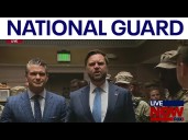 Vance & Hegseth visits National Guard troops