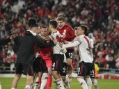 River pasó del peor partido de la era Gallardo al desahogo en los penales contra Libertad: Palmeiras, el rival en cuartos de la Libertadores