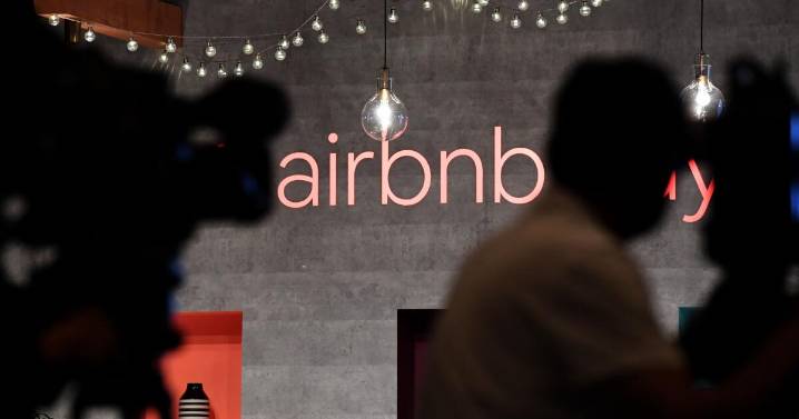 The fliers say 'Save Our Services.' Airbnb is actually pulling the strings