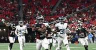 Falcons’ Nate Carter shakes off emotional week, rumbles into the end zone