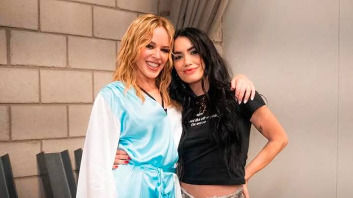 La emoción de Lali Espósito tras conocer a su ídola Kylie Minogue: “Un abrazo que jamás olvidaré”