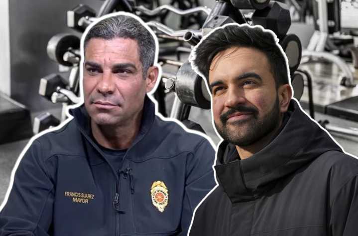 Francis Suárez se burla de un candidato de Nueva York con un video levantando pesas