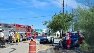 Dos mujeres pierden la vida en choque al sur de Mazatlán; hay 2 menores heridos de gravedad