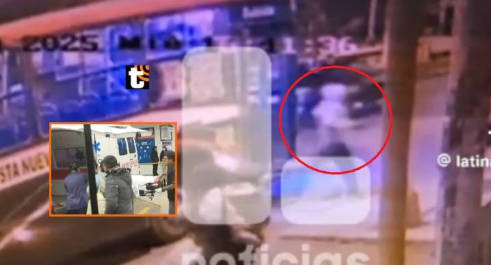 ¡Cámara lo captó! Así fue la huida del criminal que baleó en la cara a chofer en SJL Cámara de seguridad registró cómo un delincuente que se hizo pasar de pasajero, baleó a Alejandro Vargas de 49 años