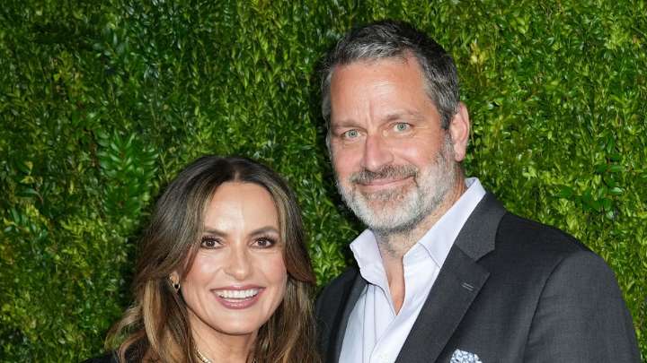 Mariska Hargitay's three striking kids make very rare appearance in their wedding best for family portrait
