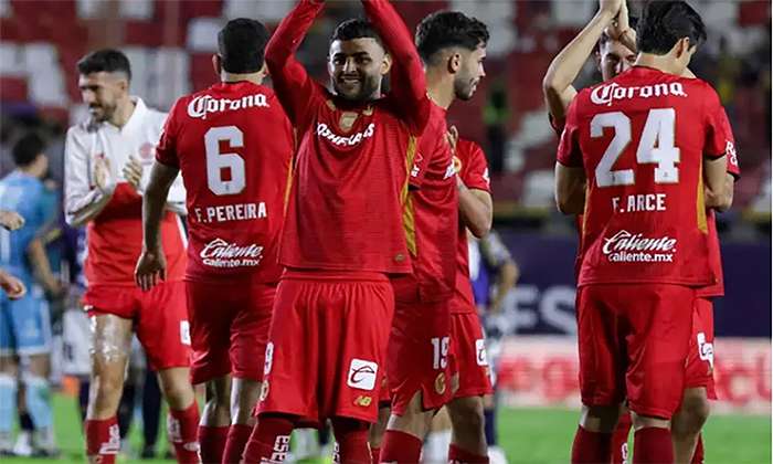 Doblega Toluca 3-1 a Atlético de San Luis; Regresa a senda del triunfo