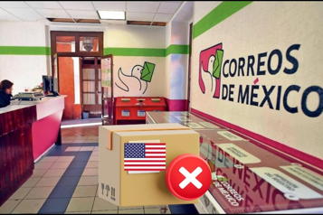 Suspende Correos de México el envío de paquetes a Estados Unidos