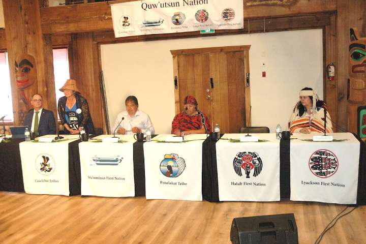 Lots of work ahead to deal with village lands, Quw’utsun Nation's chiefs say