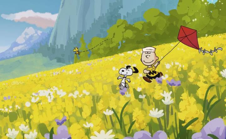 Charlie Brown and Snoopy offer an animated 'Peanuts' musical about summer camp