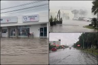 Intensa lluvia causa estragos este domingo en Pachuca