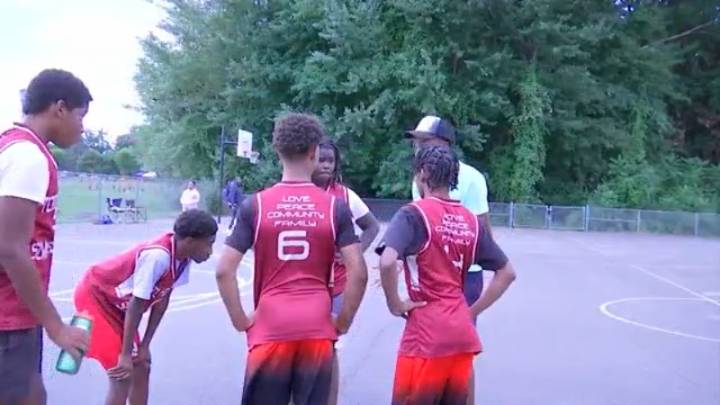Backpacks and Basketball at Stop the Violence tournament