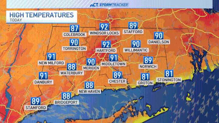 Another hot day on tap across the state Tuesday