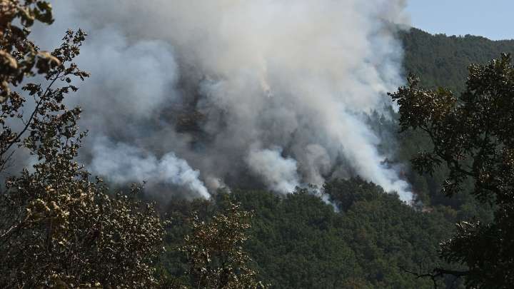 La Junta alerta de altos niveles de partículas en León por los incendios forestales en el oeste de la Comunidad