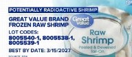 FDA warns against consuming certain Walmart frozen shrimp due to radioactive contamination concerns