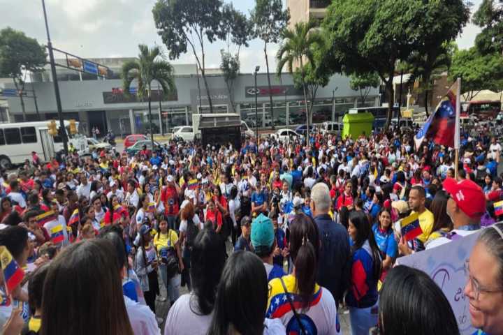 Movimiento Voluntariado SUAF protesta frente a la ONU en rechazo a las agresiones estadounidenses contra Venezuela