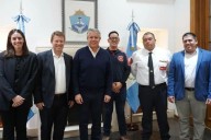 San Patricio del Chañar: nueva autobomba para incendios industriales