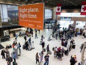I was flying back through Calgary to Ottawa on Air Canada, then my flight got cancelled