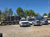 Decomisa SSPE tractocamión con 3 mil charolas de cerveza en Parral