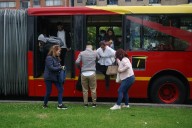 Un trancón absurdo en Bogotá