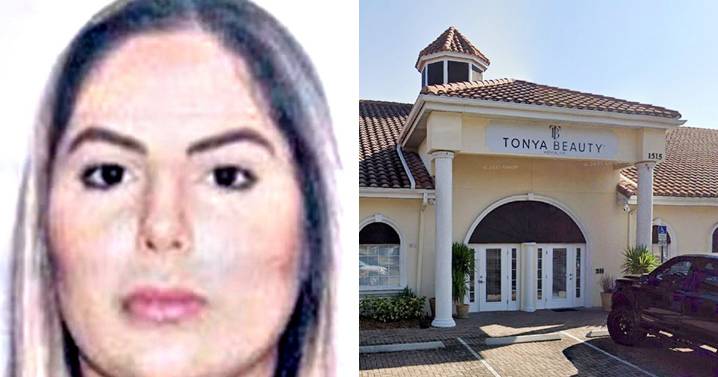 Woman's chin left to rot after 'horror botched surgery' at famous celebrity clinic