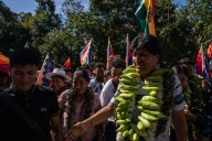 Desde un enclave en el bosque, Evo Morales llama a anular el voto