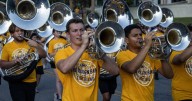 Cooler temps bring a touch of fall to LSU's first game