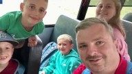 Town officials ride bus with kids on first day of school