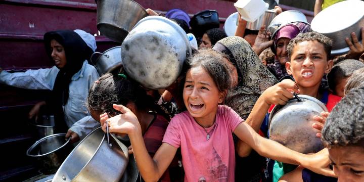 La ONU declaró la hambruna en la Ciudad de Gaza