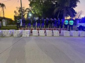 Gran secuestro de cigarrillos de contrabando en operativo entre Gendarmería y la Policía del Chaco