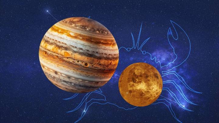 El “beso” de Venus y Júpiter en Cáncer trae suerte para 4 signos