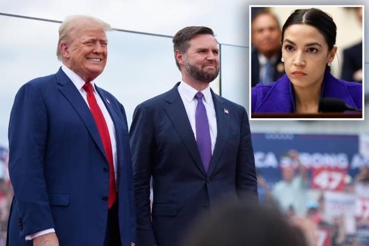 AOC blasts JD Vance with gross fundraising email, slams vice president as 'full of sh*t'