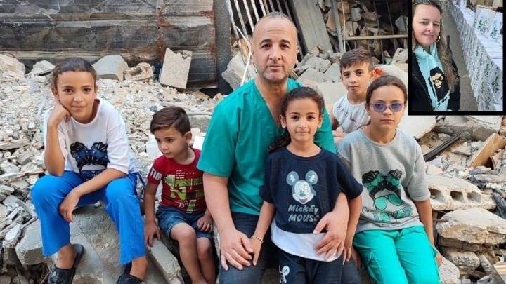 La canaria que conectó con el mundo a Refaat y sus hijos, una familia palestino