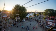 How many people attended the Iowa State Fair on Friday, Aug. 15?