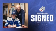 Sudbury Wolves sign goalie Owen Leonard, make 10 cuts to close camp