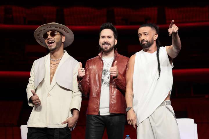 La banda mexicana Camila celebra en Colombia 20 años de música con su 'Regresa Tour'