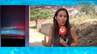 Una reportera de Antena 3, atrapada en el fuego de Galicia: "El viento cambió de dirección"