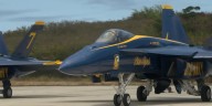 Watch the Blue Angels take flight in Kaneohe, Hawaii