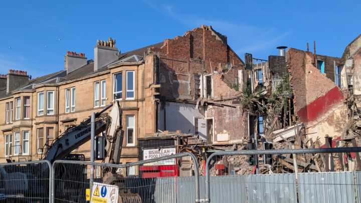 Tenants left homeless with no possessions after unsafe building collapses