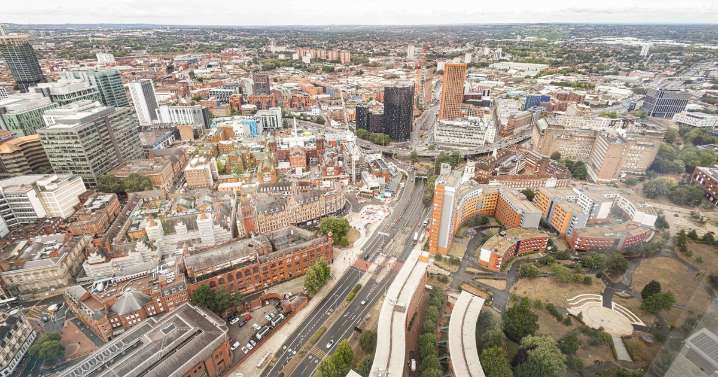 All the sights you can see from 500ft up in Birmingham city centre