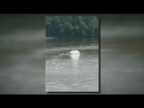 Woman facing DUI charge after chare plunges into lake; toddler in hospital