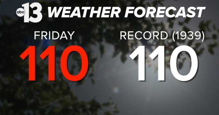 Locals brave extreme heat with potential rain and cooler temps this weekend