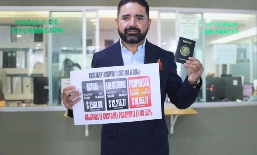Propone bajar precio de Pasaporte Mexicano