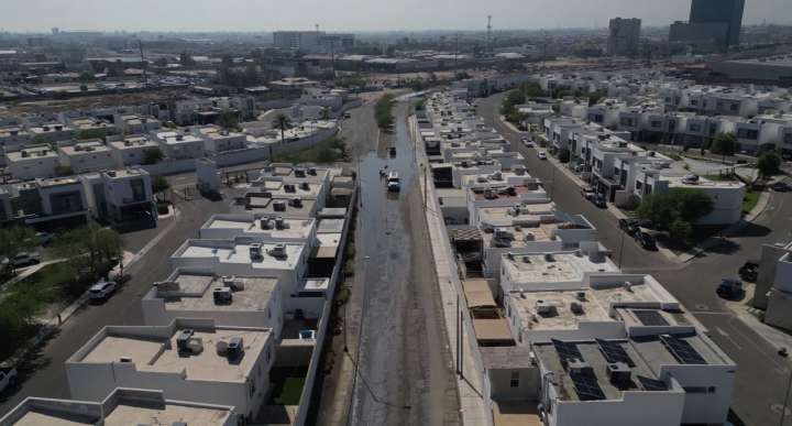 Retira gobierno de Mexicali más de 4 millones de litros de agua, tras las lluvias