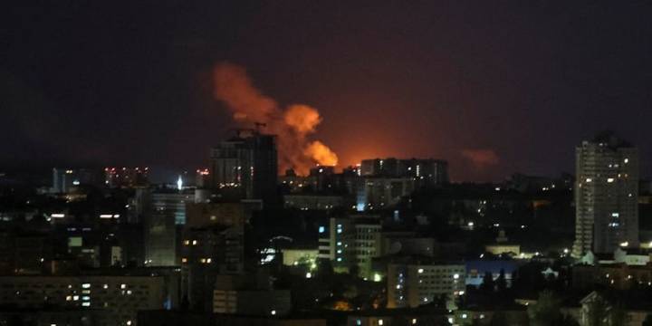 Alerta en Ucrania: bombardeo masivo de drones rusos en Kiev y a lo largo del país