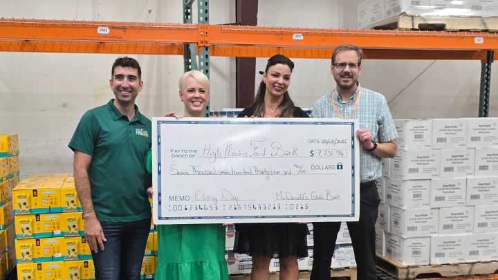 $7,700 raised by McDonald’s to fight local hunger