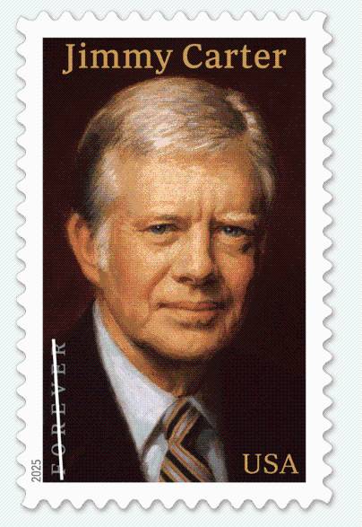 USPS unveils Former President Jimmy Carter Forever stamp