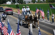 Northern Utah community gathers for procession honoring fallen police sergeant