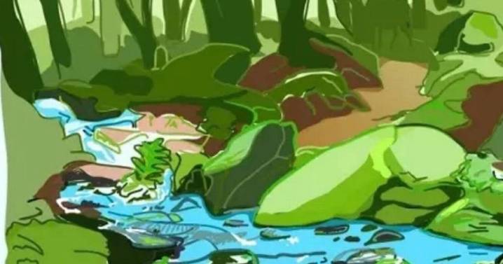 Hardly anyone an see animal hidden in this drawing in less than two minutes flat